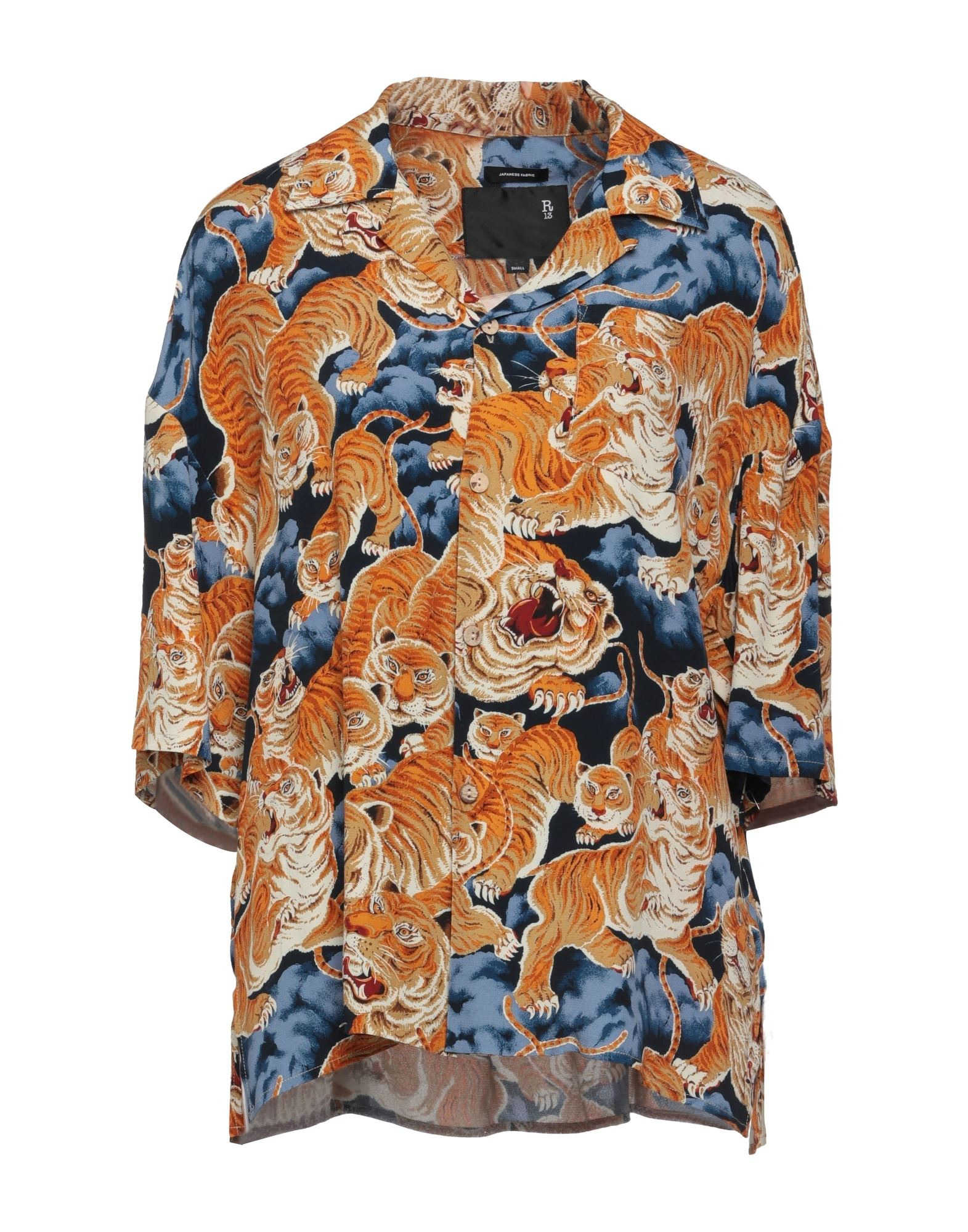 Navy Women's Patterned Shirts & Blouses - 1