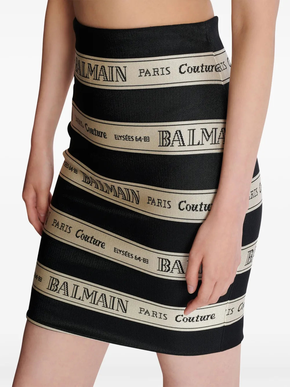 Balmain Women Skirt With Jacquard Effect - 5
