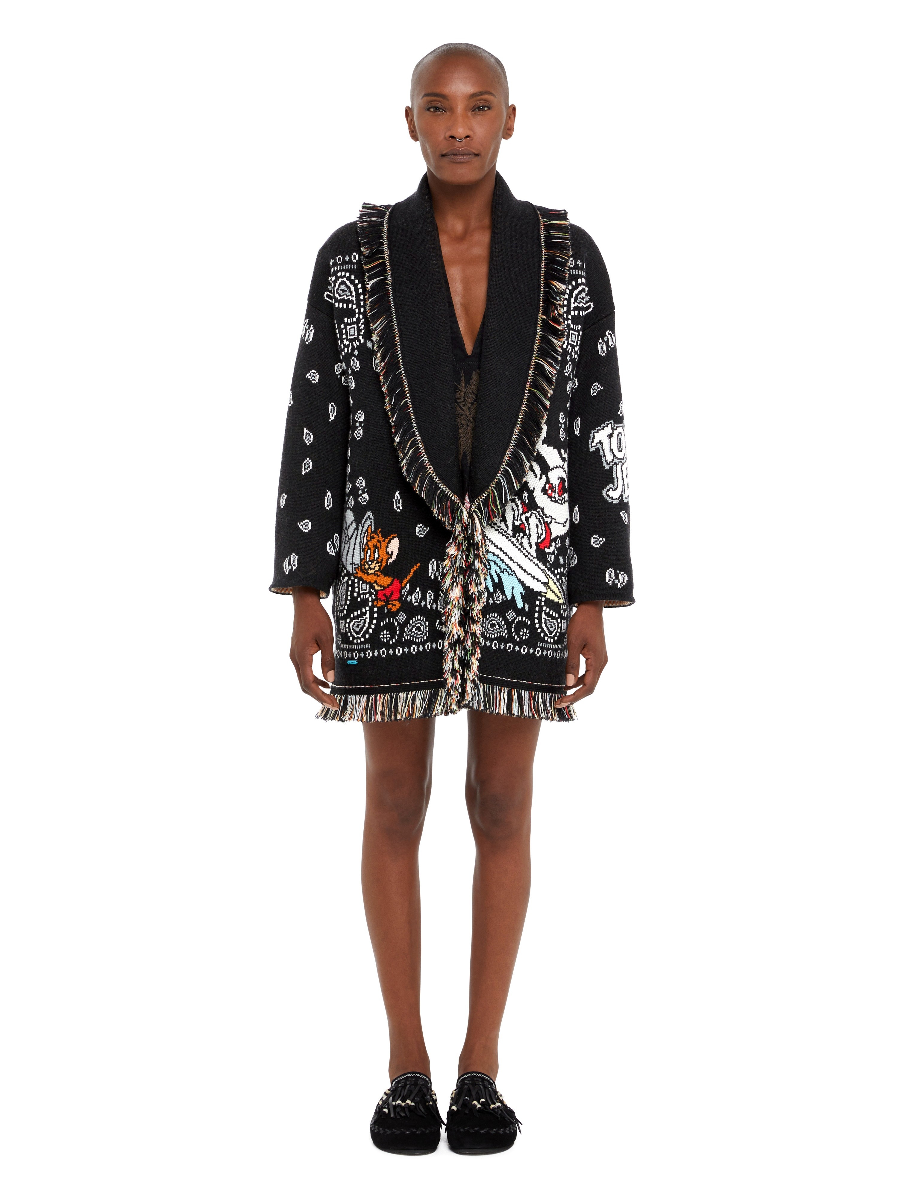 Tom & Jerry Bandana Jacquard Cardigan - 4