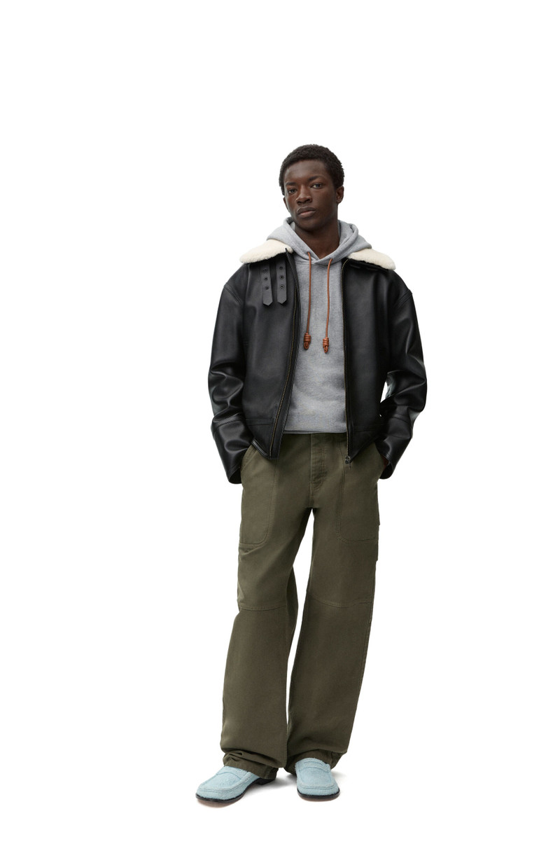Loewe Aviator jacket in shearling outlook