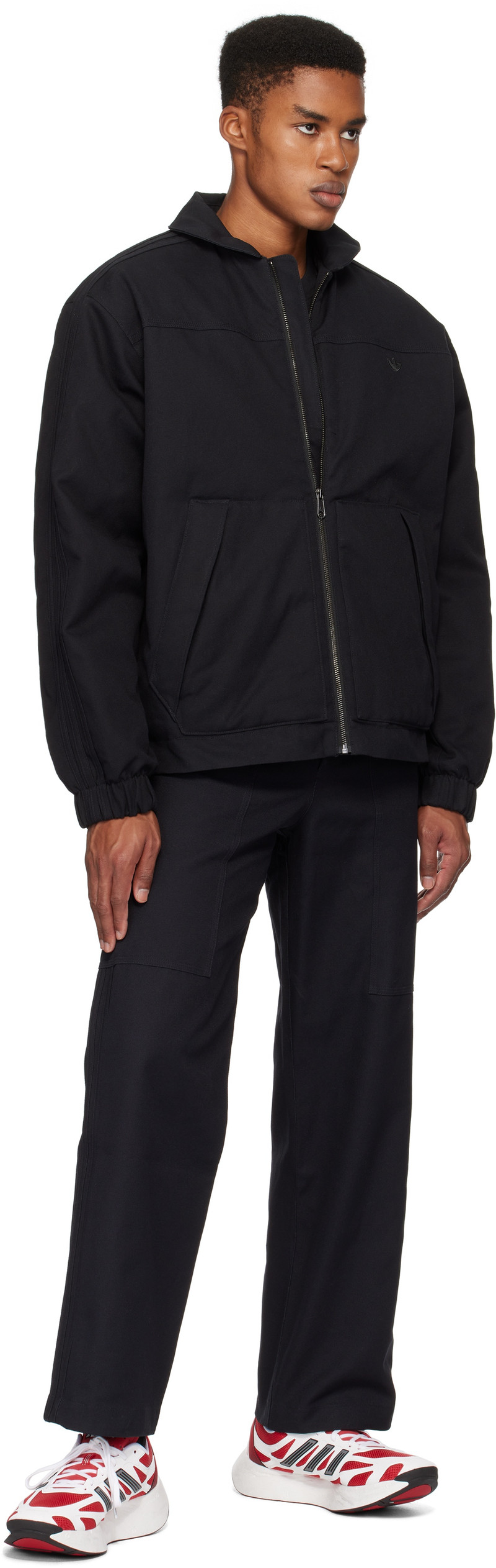 Black Premium Essentials Padded Jacket 4