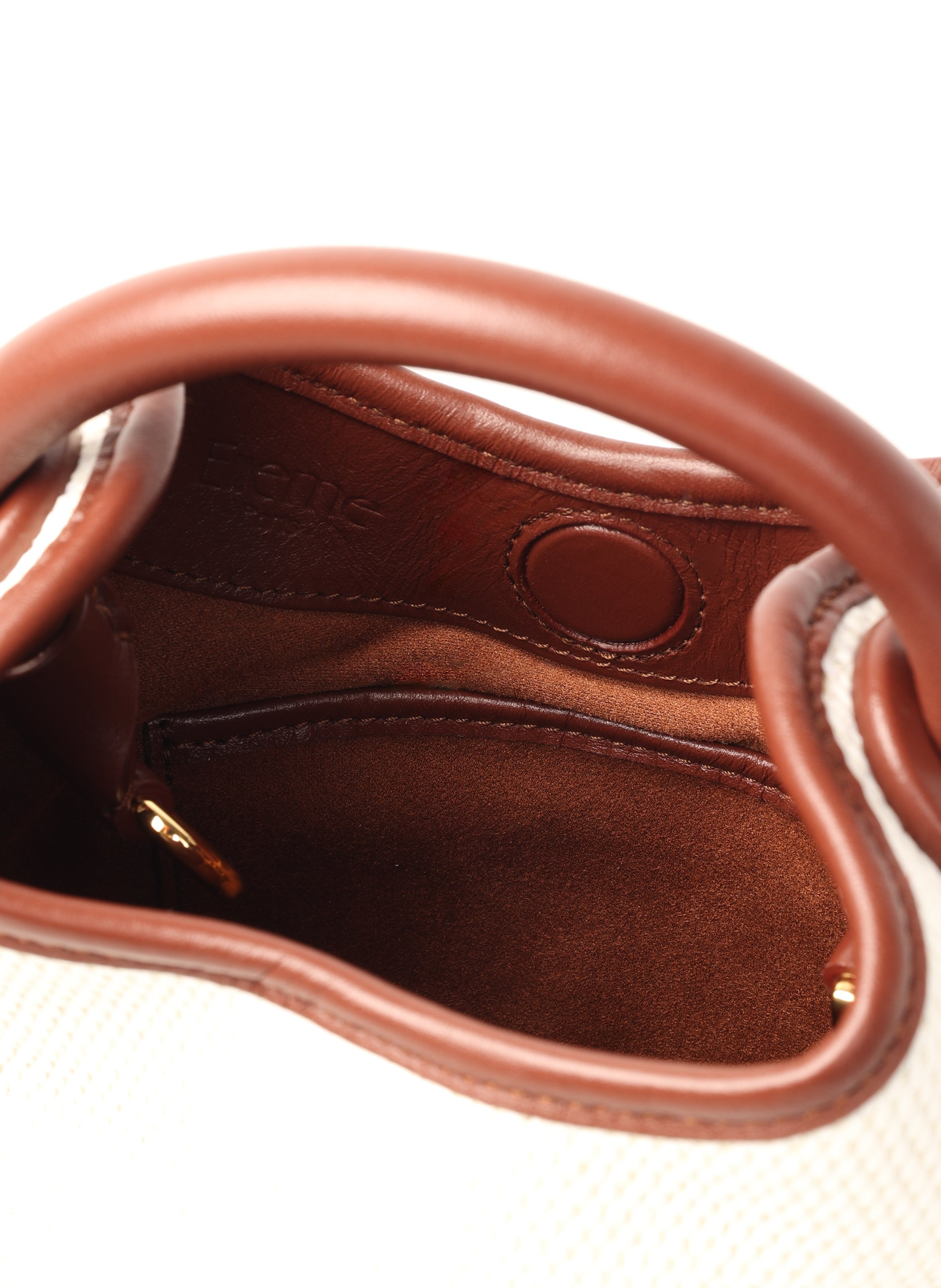Madeleine Raffia White/Russet 6