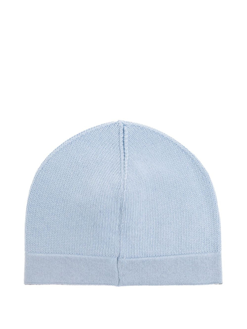 Moschino logo-detail beanie hat outlook