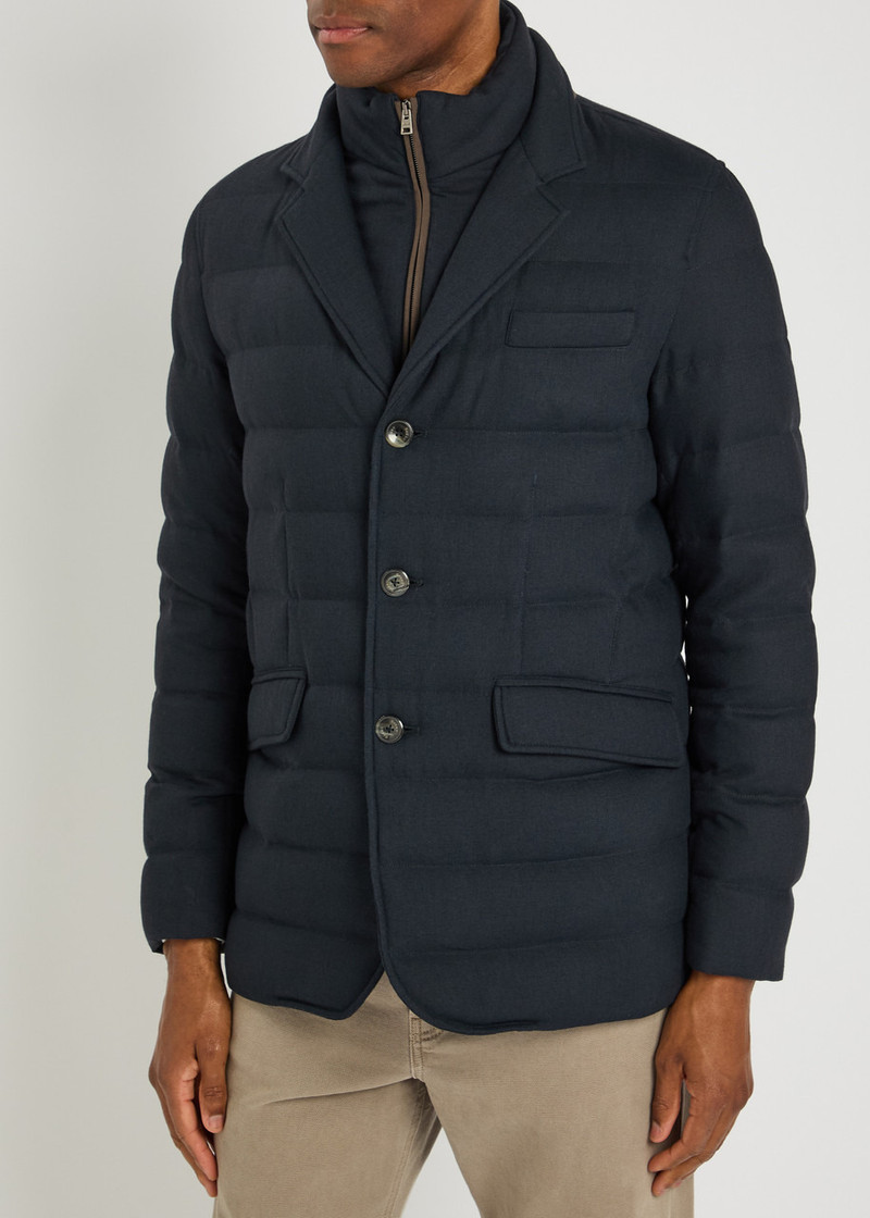 Herno Herno Padded Woven Coat outlook