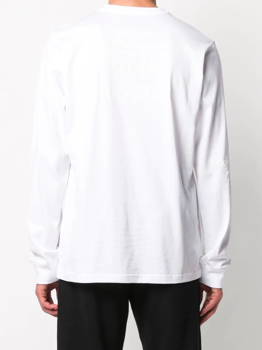 long sleeve logo T-shirt - 4