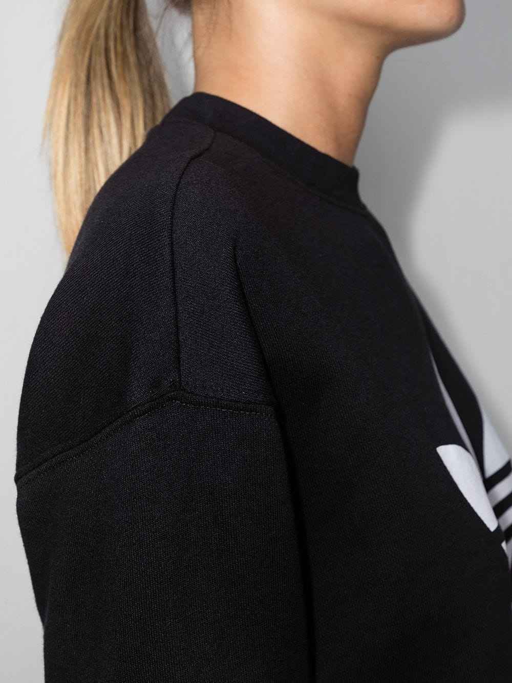 logo-print cotton sweatshirt - 4