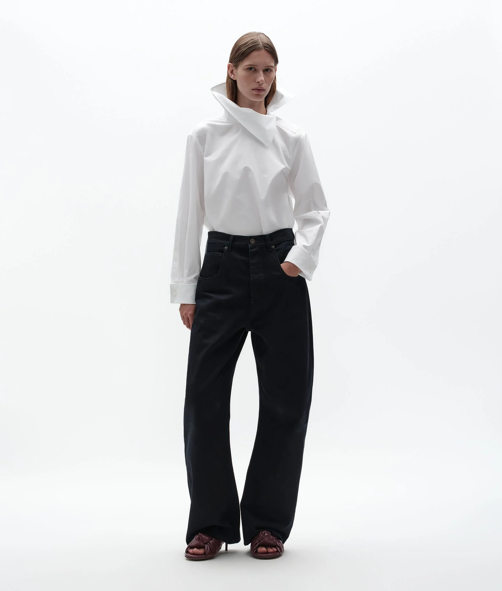 Compact Cotton Poplin Shirt - 1