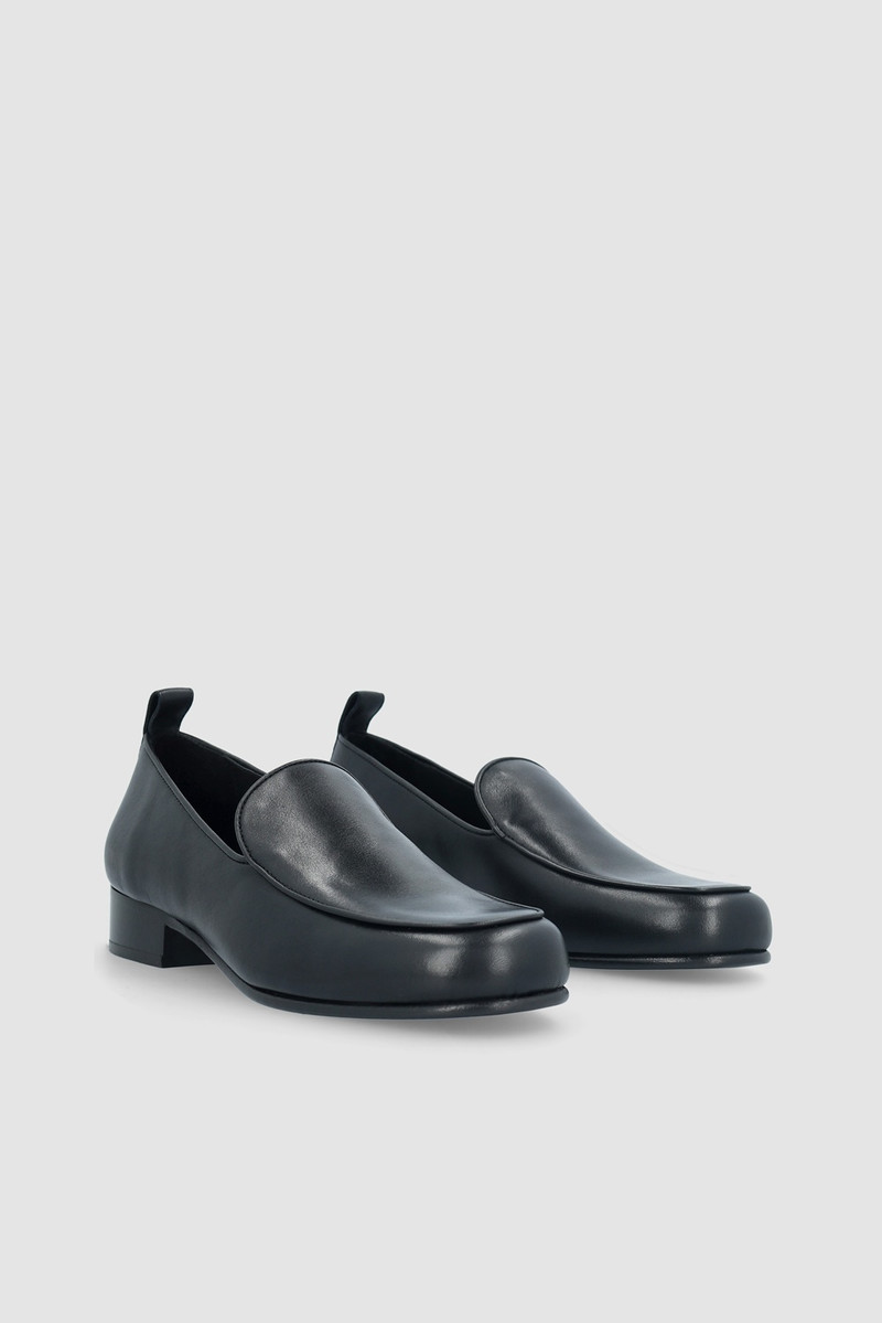 BY FAR ALFRED BLACK NAPPA LEATHER LOAFER outlook