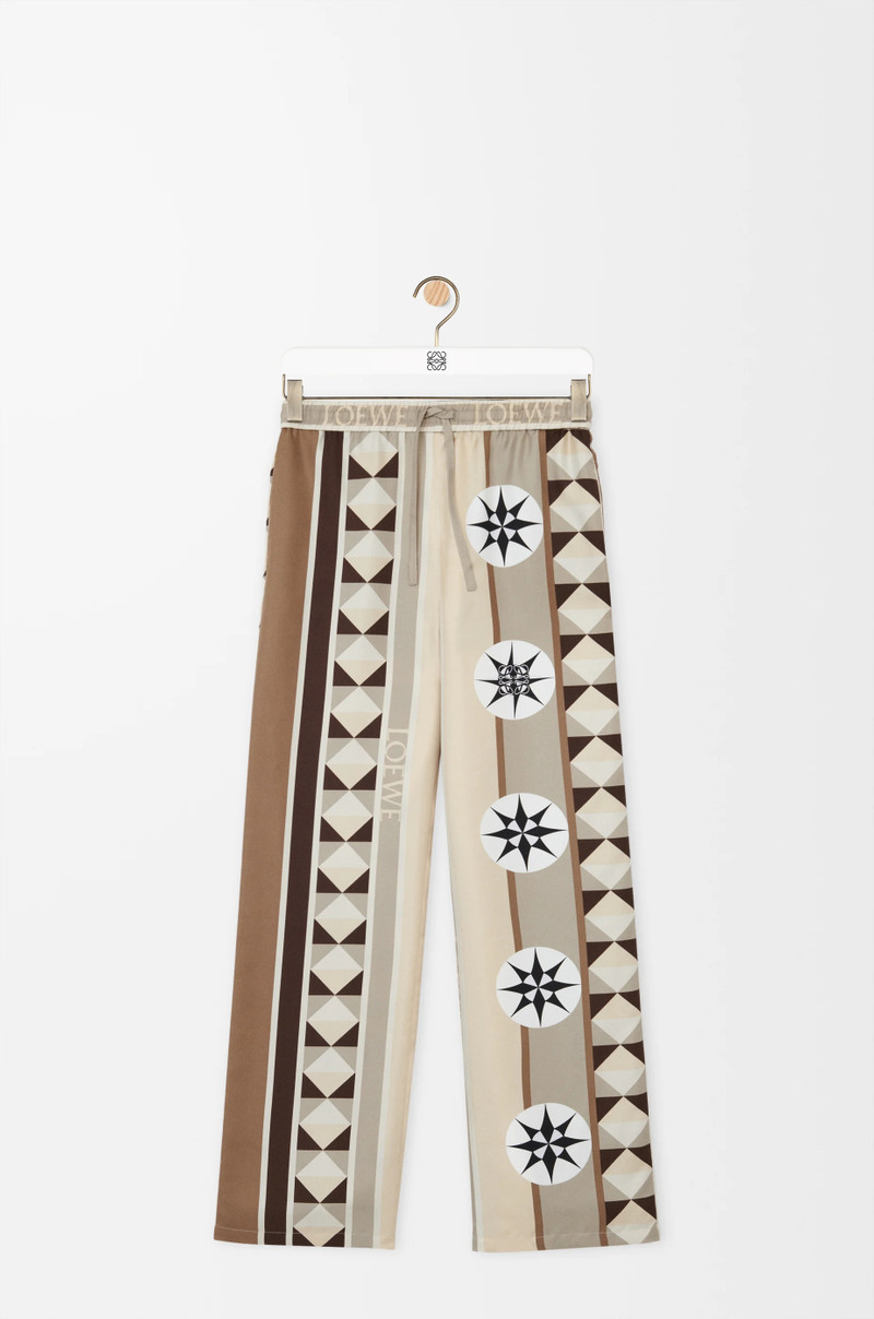 Pyjama trousers in silk - 1