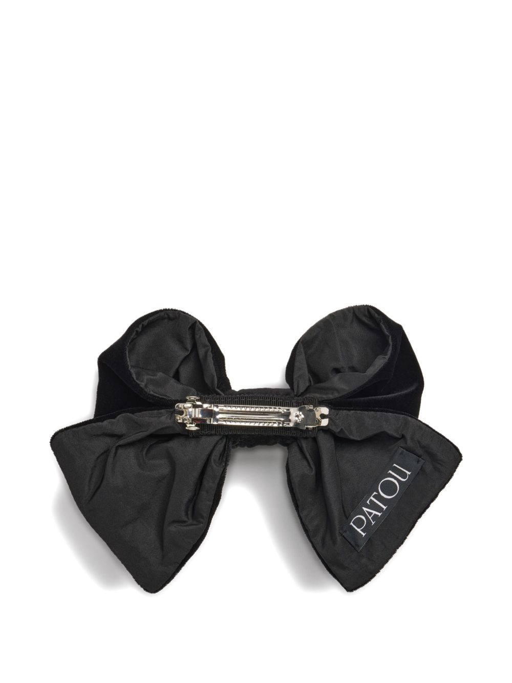 velvet bow hair clip - 2