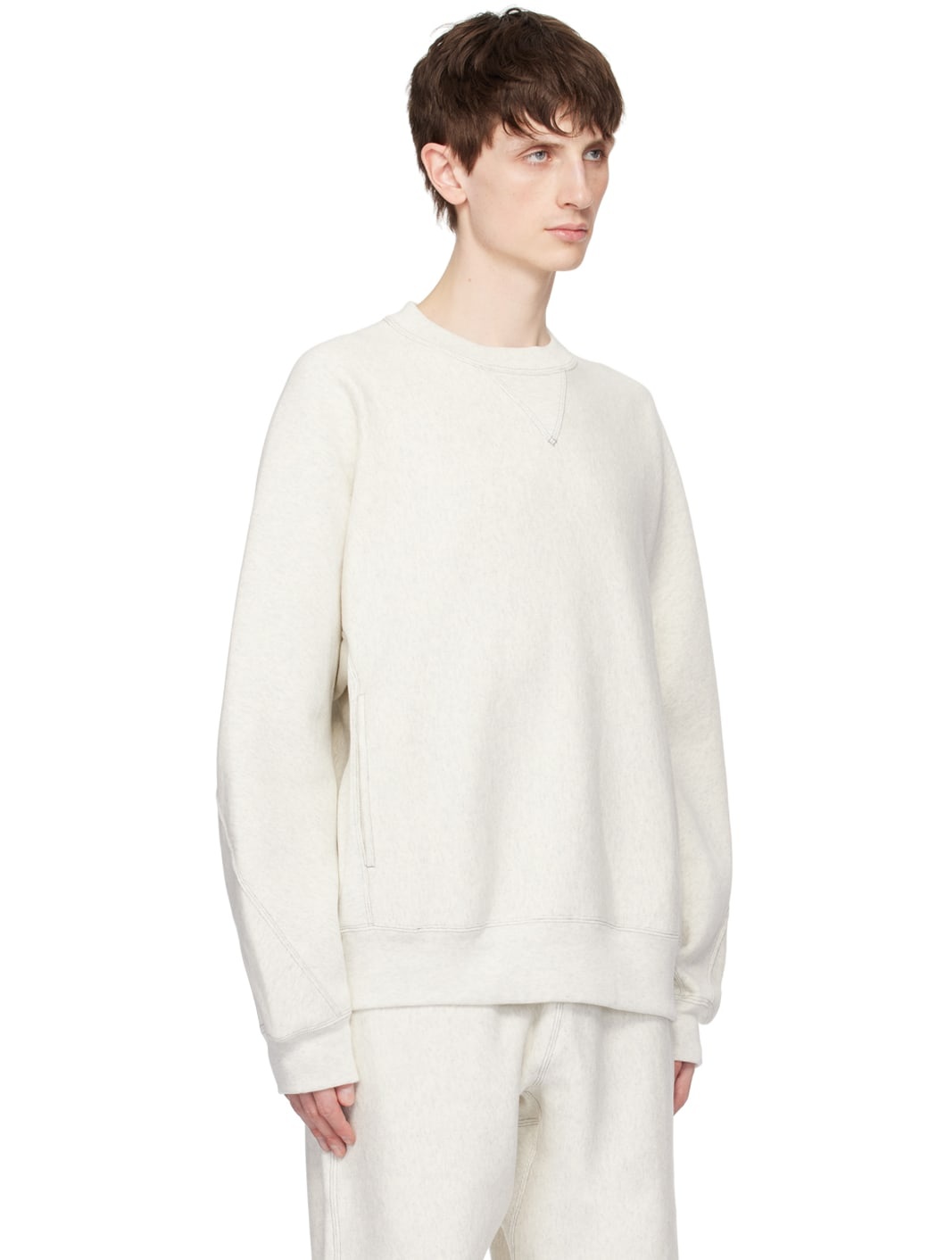 N.Hoolywood Off White Champion Edition Sweatshirt REVERSIBLE