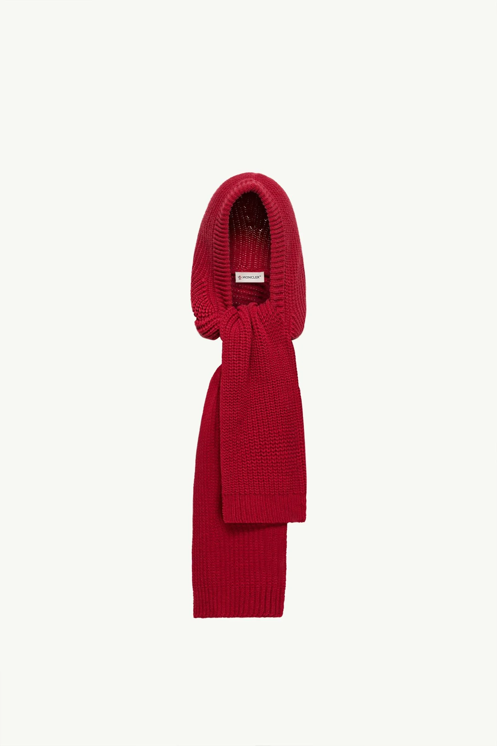 Wool & Cashmere Blend Hooded Scarf - 1