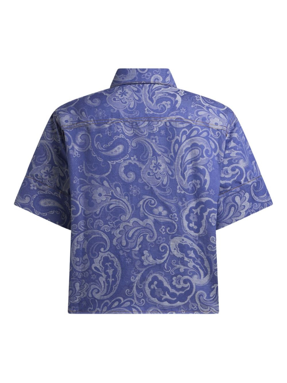 paisley jacquard shirt - 5
