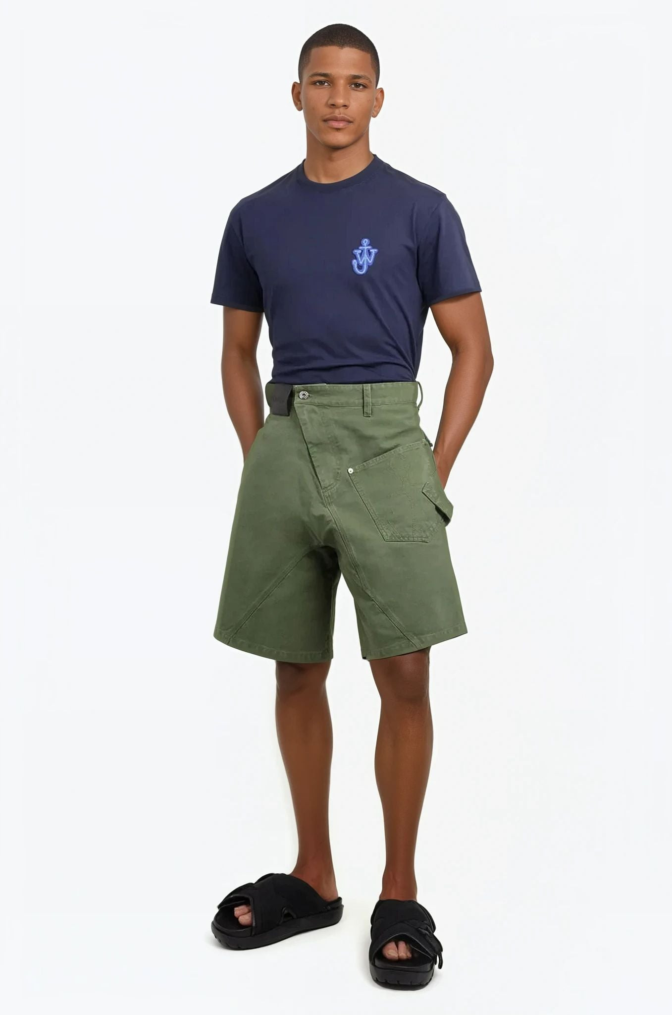 ANCHOR PATCH S/S T-SHIRT | NAVY - 2