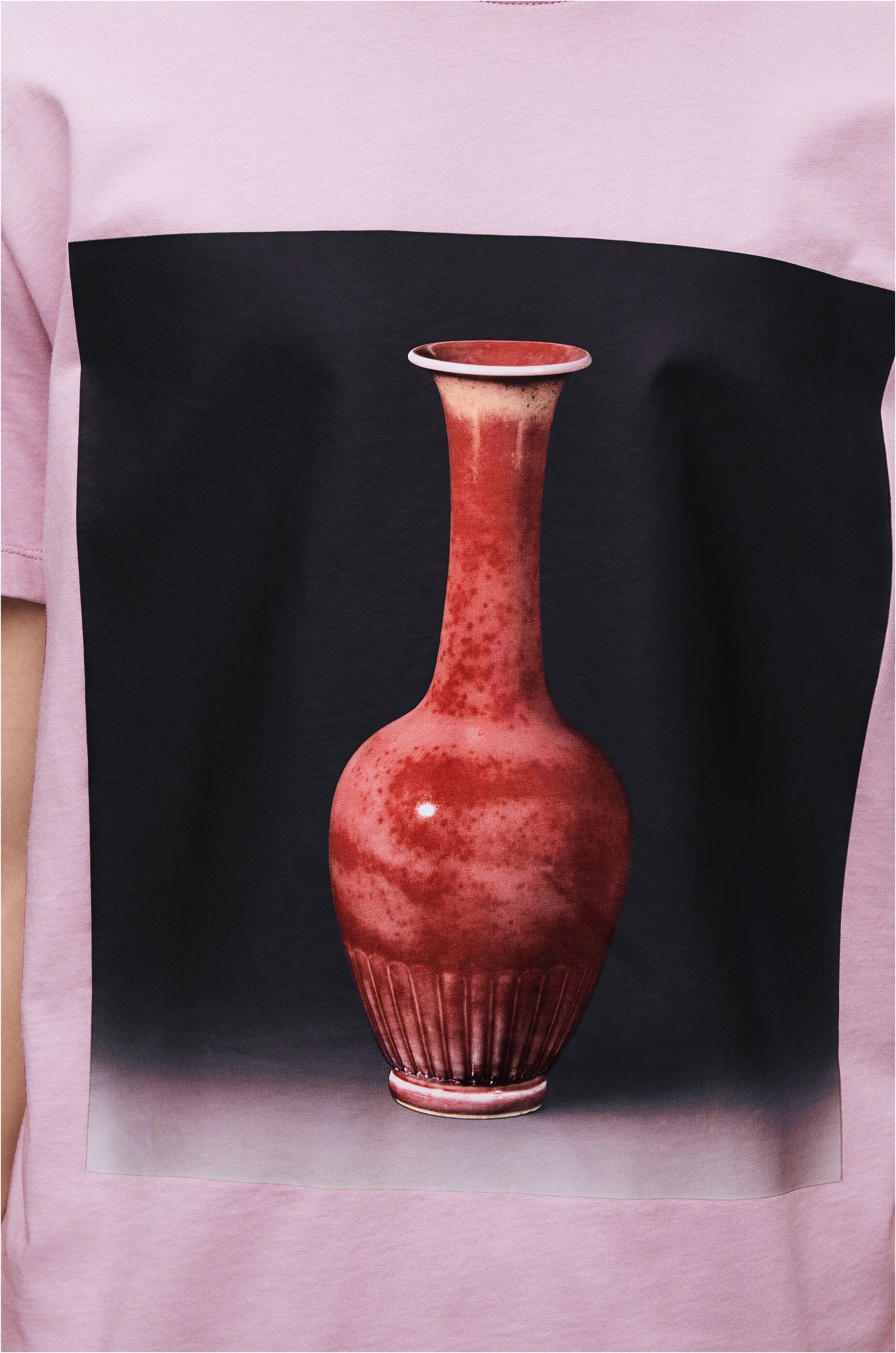 Ceramic print T-shirt in cotton - 4