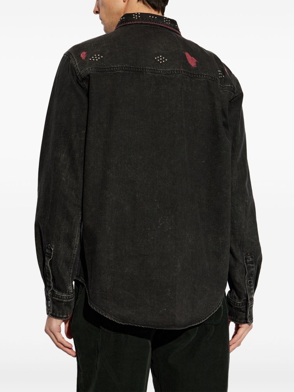 Osco denim overshirt - 4