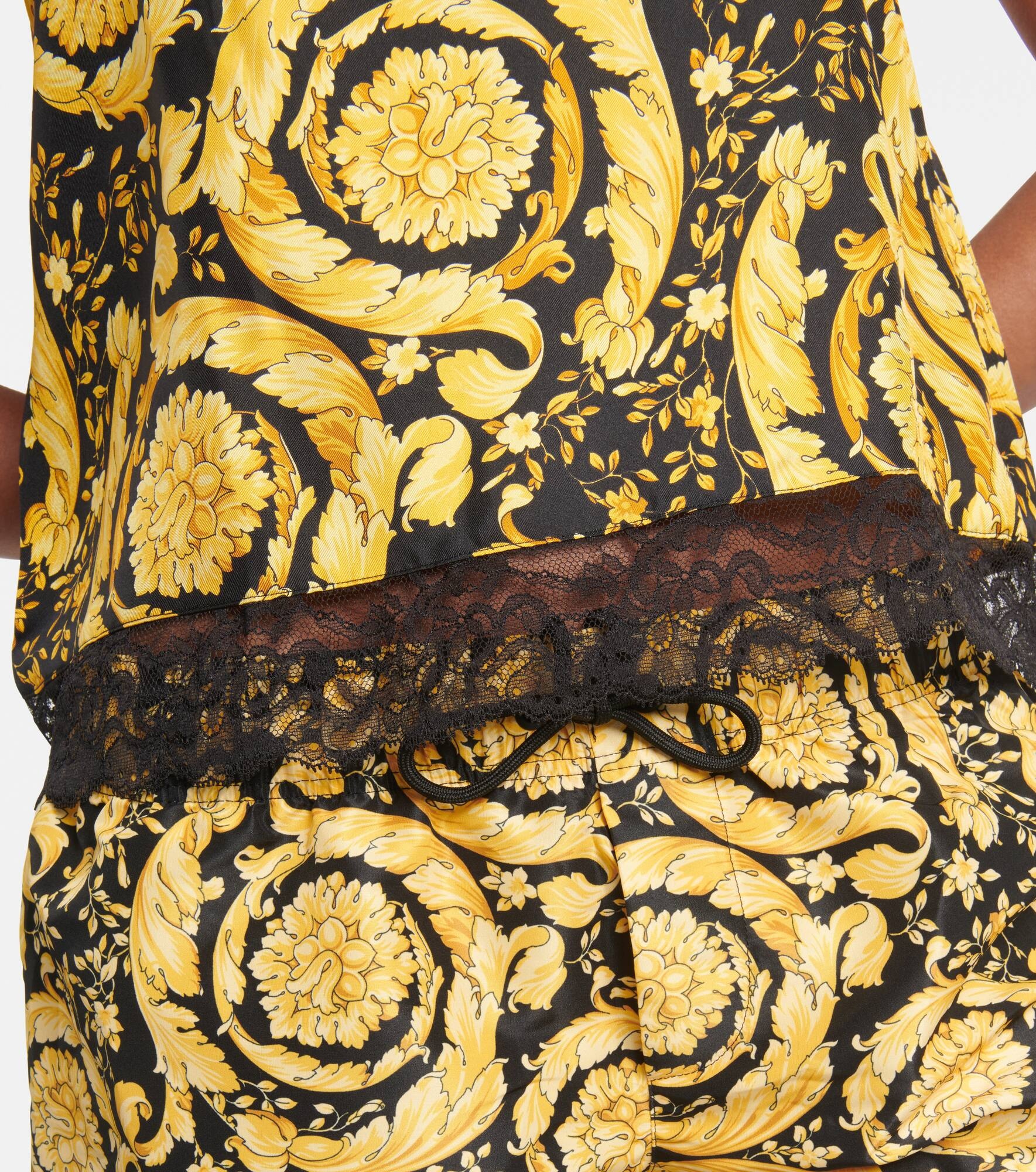 Barocco silk camisole - 5