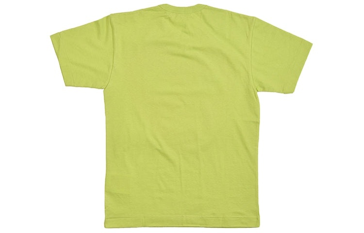 COMME des GARCONS PLAY Large Red Love Round Neck Short Sleeve Green AZ-T273-051-2 - 2