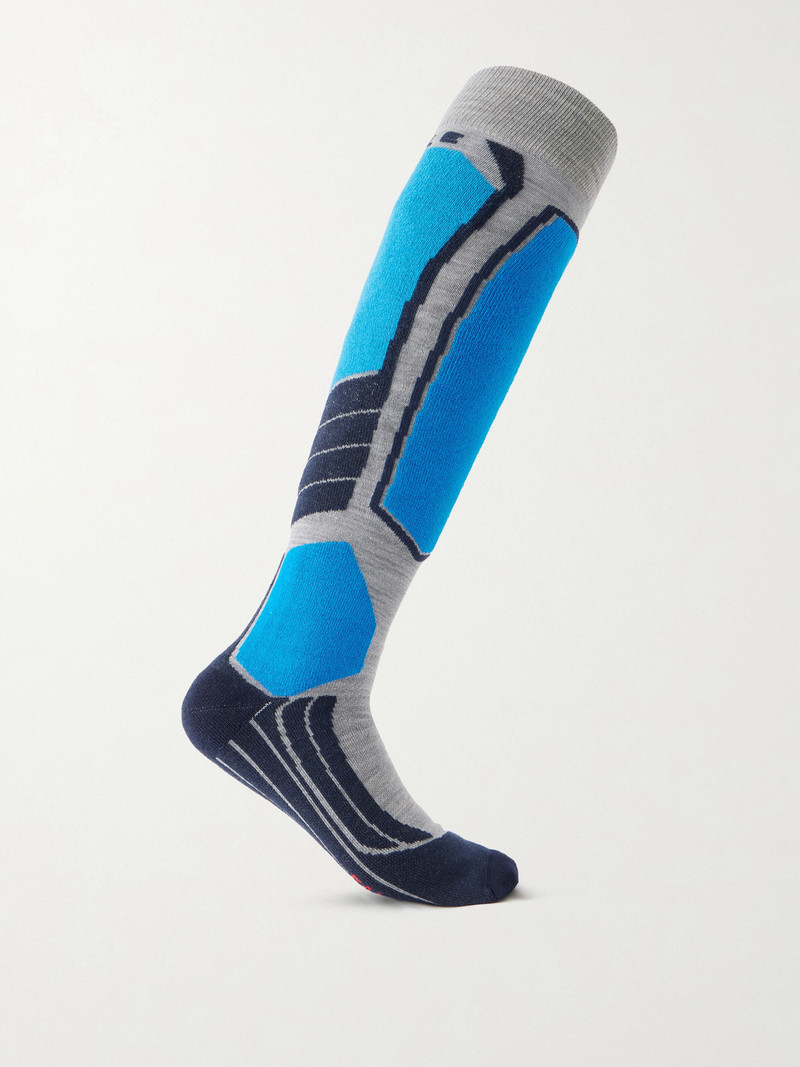 SK2 Intermediate Three-Pack Jacquard-Knit Ski Socks 1