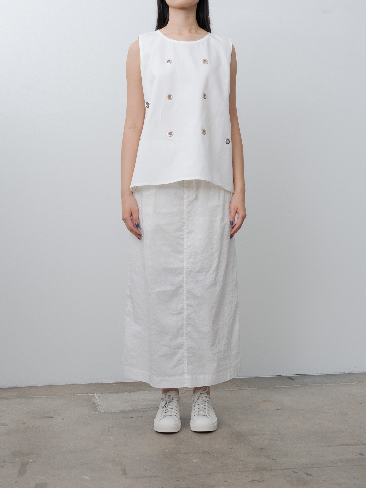 Brody Top EYELET - Off White - 2