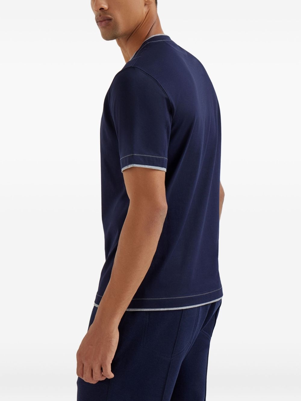 logo-embroidered T-shirt - 4