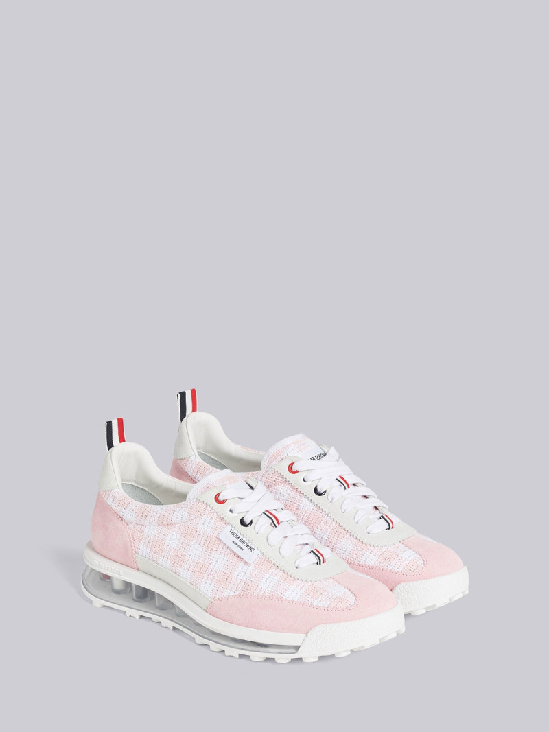 Gingham Boucle Clear Sole Tech Runner 3