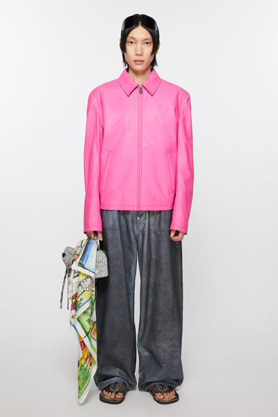 Acne Studios Leather jacket - Bubble Pink outlook