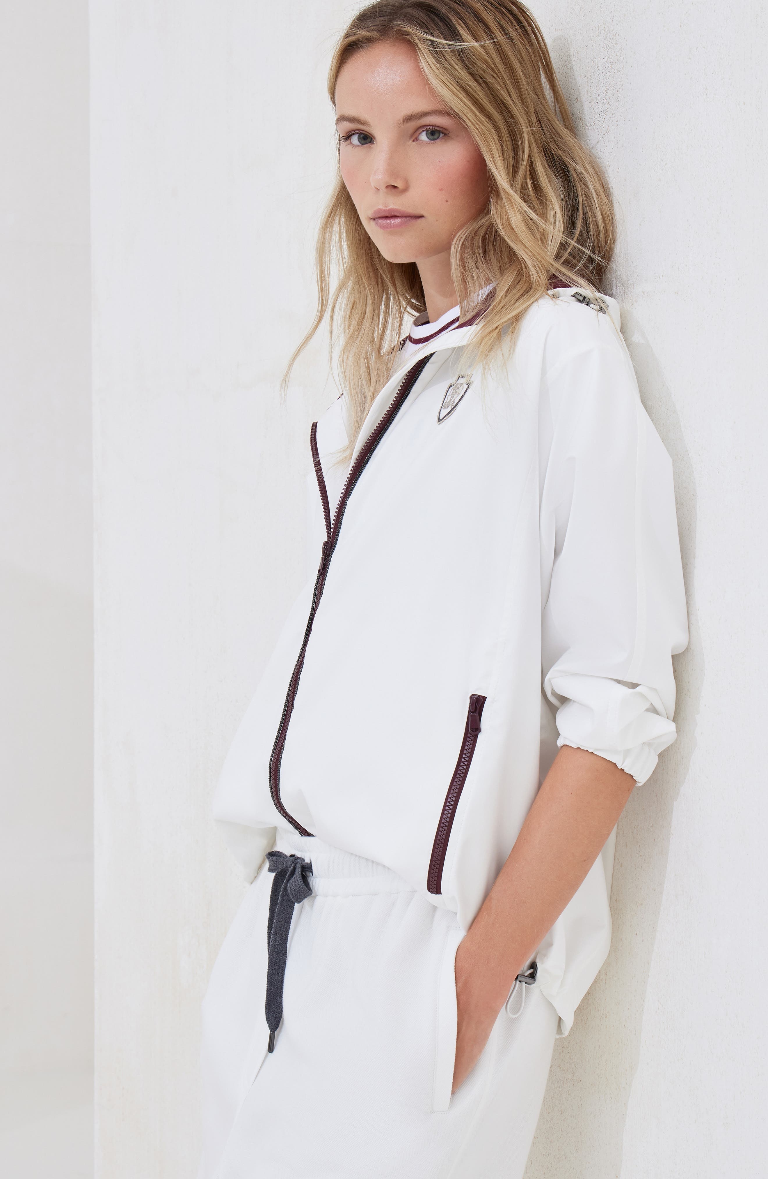 Brunello Cucinelli Nylon outerwear in White at Nordstrom - 5