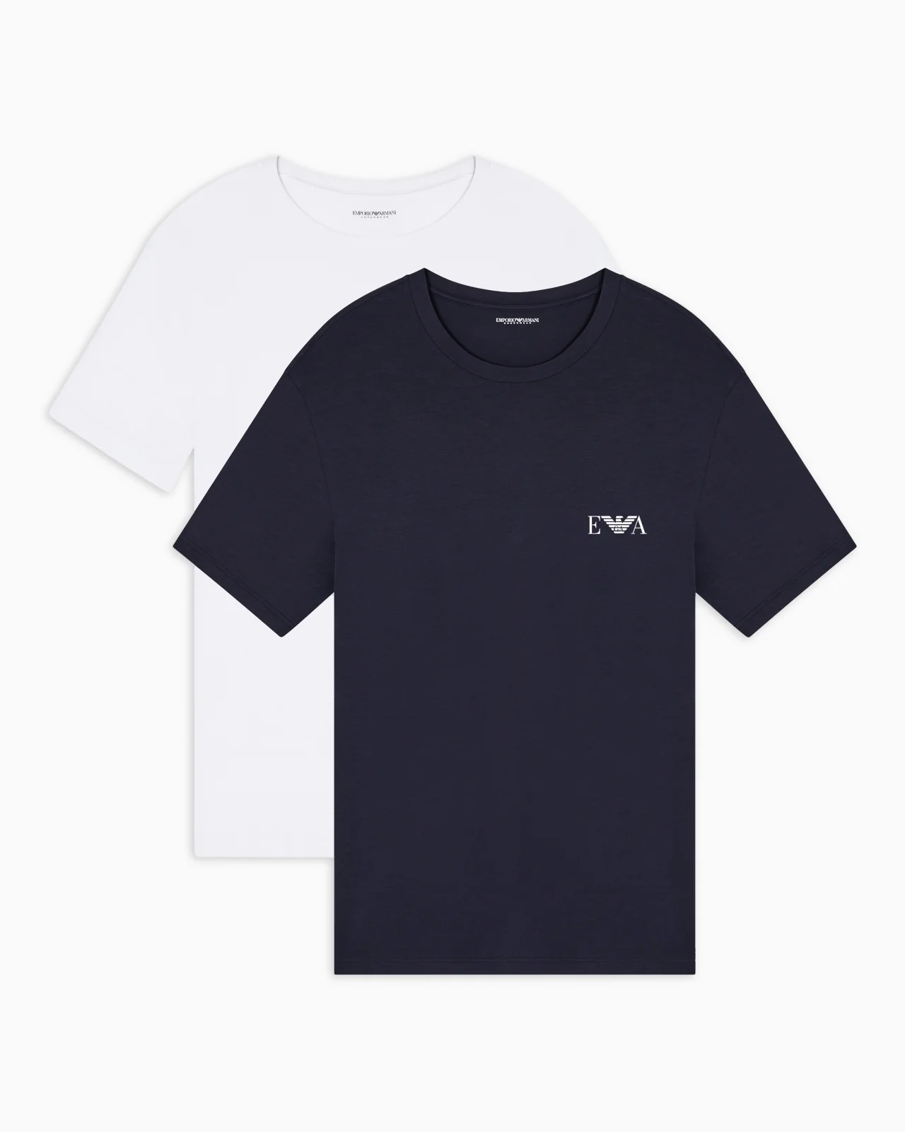 TWO-PACK OF JERSEY T-SHIRTS WITH BOLD MONOGRAM LOGO - 1