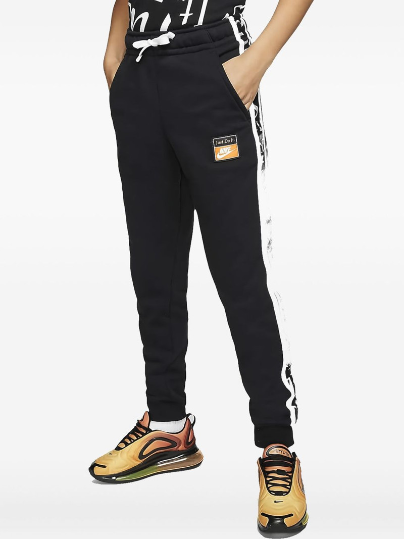 side-stripe track pants 1