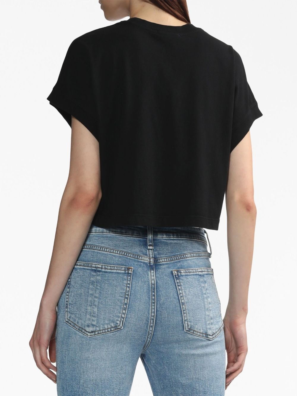 cropped cotton T-shirt - 4