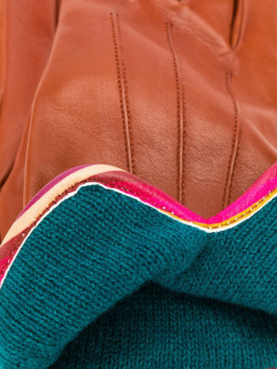 Paul Smith smooth effect gloves outlook