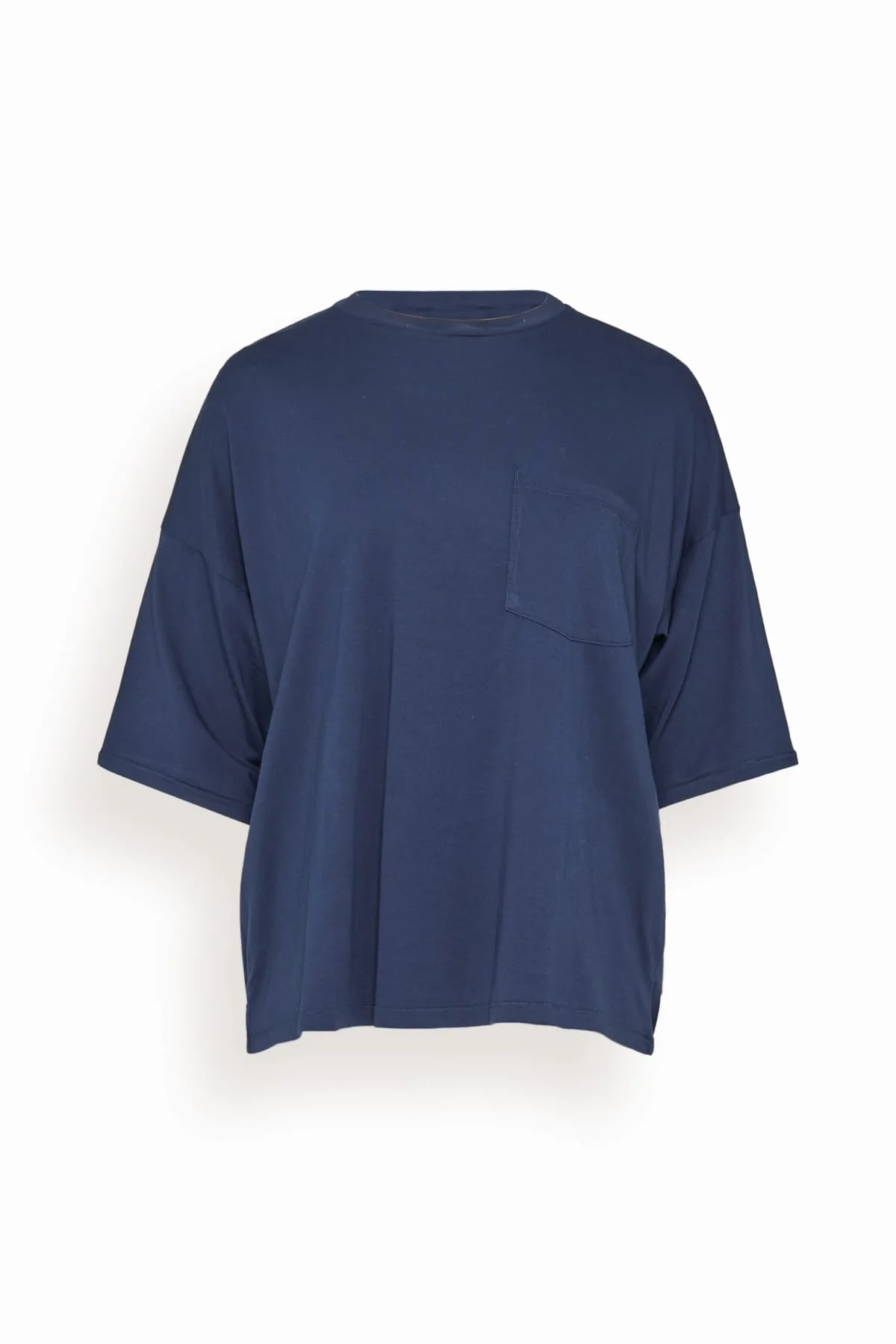 The Boxy Tee in Navy - 1