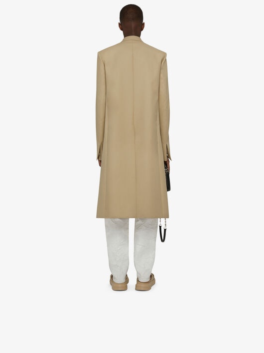 COAT IN COTTON GABARDINE WITH PADLOCK - 4