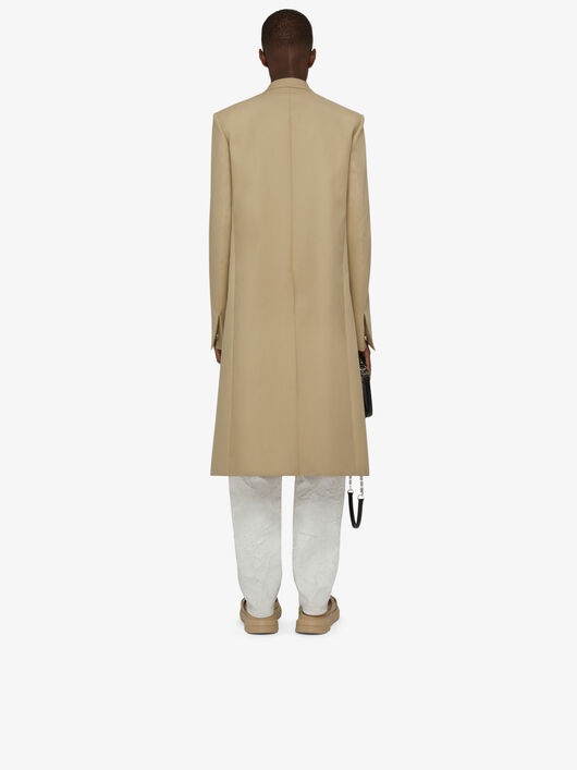 COAT IN COTTON GABARDINE WITH PADLOCK - 3