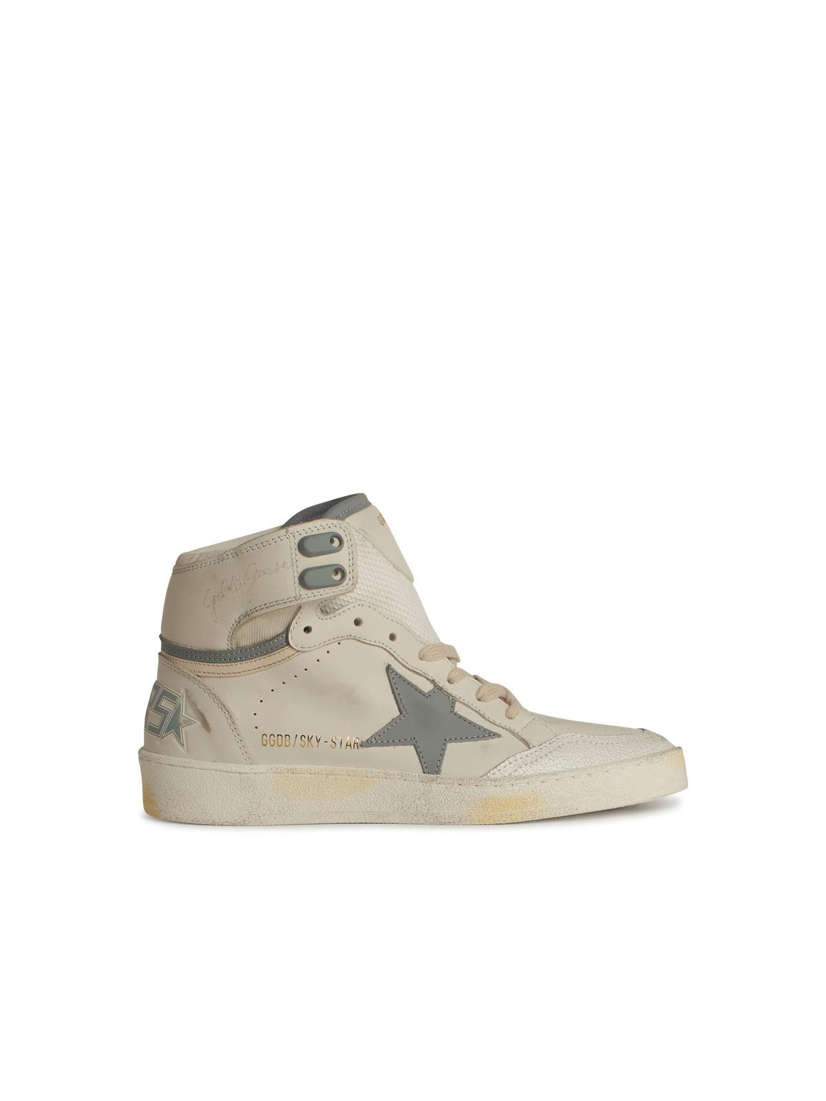 Golden Goose 'Sky Star' White Leather Sneakers Women - 1