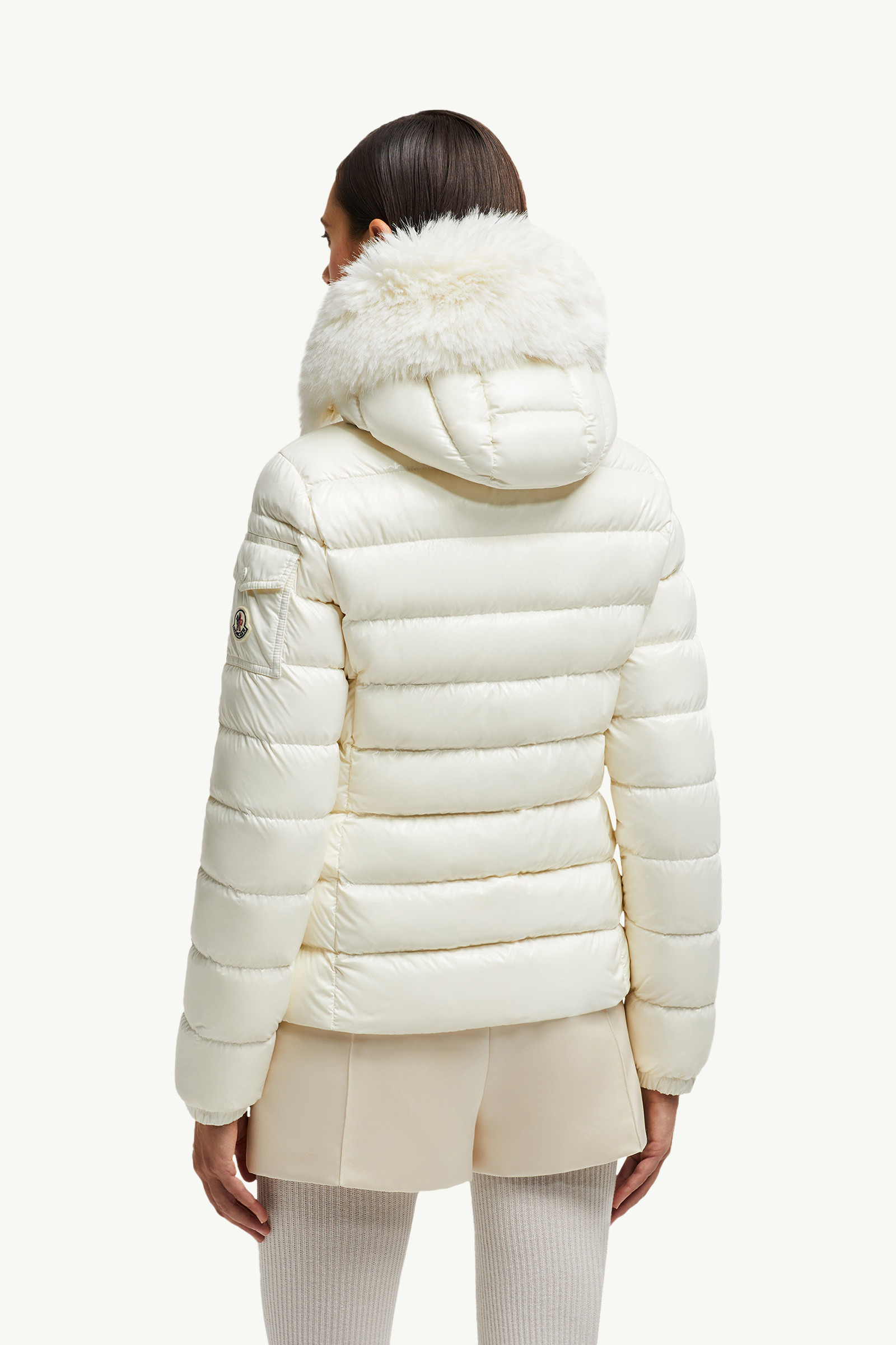 Badyf Faux Fur-Trimmed Hooded Short Down Jacket - 5