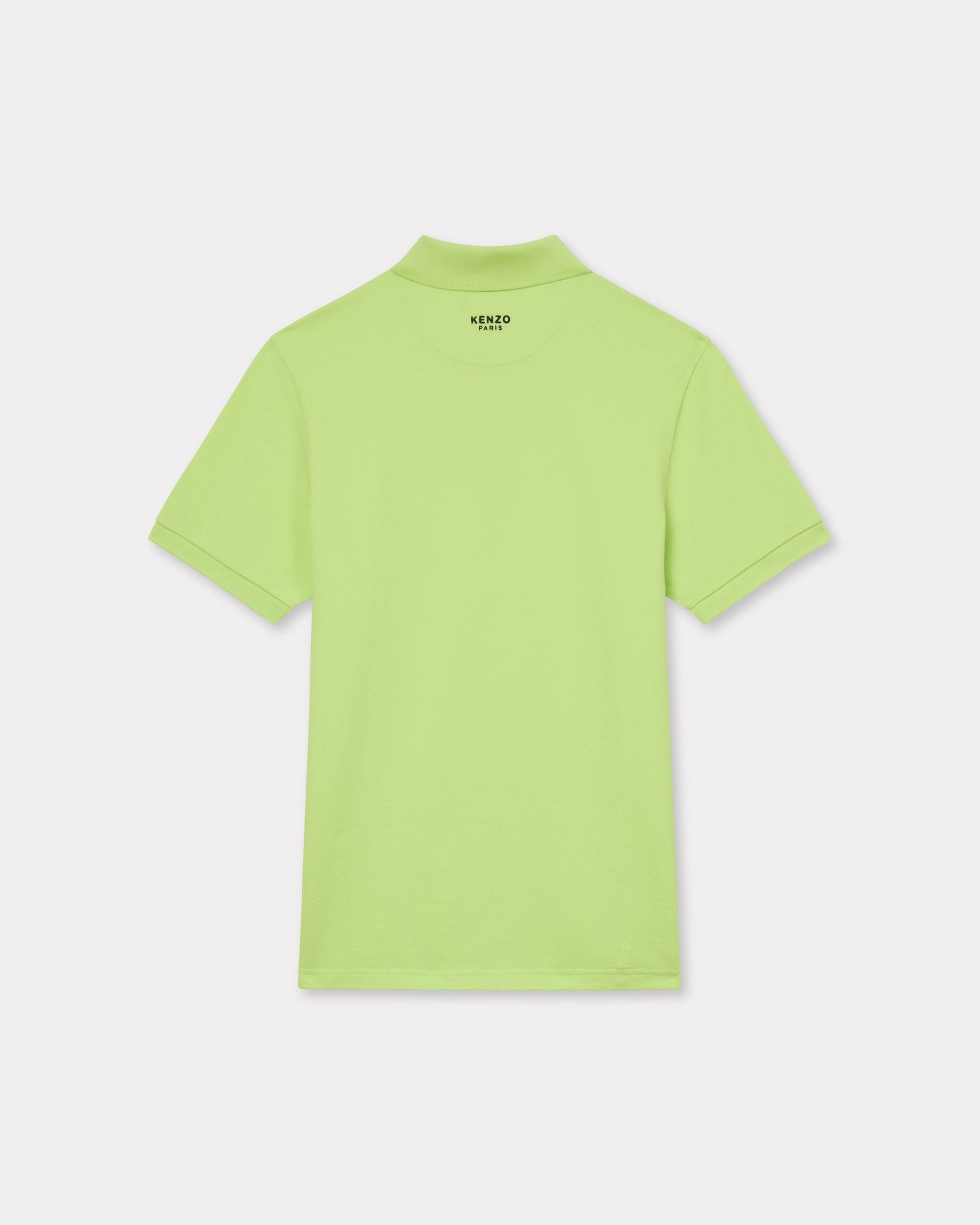 'KENZO Pop' embroidered slim polo in cotton - 2