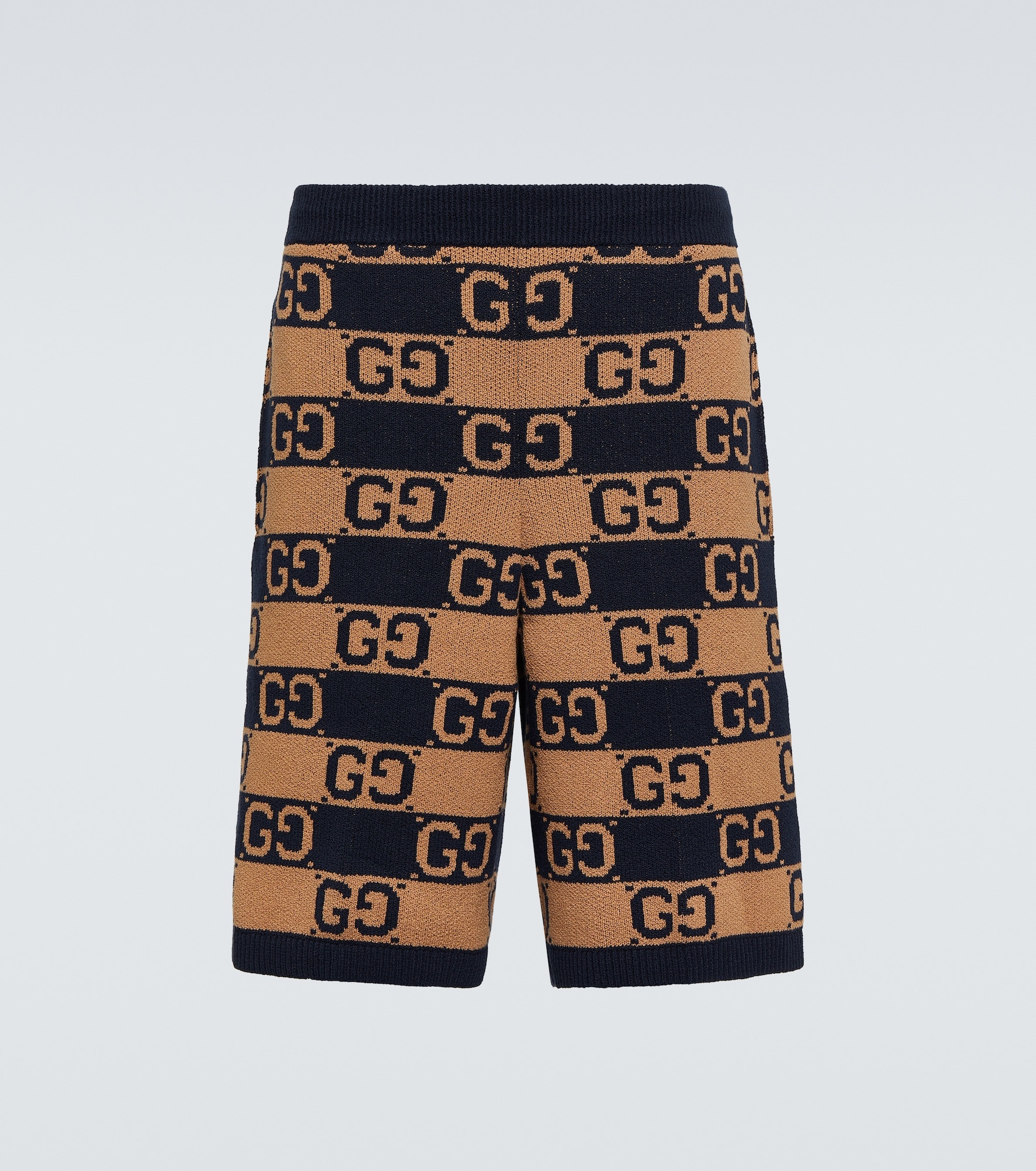 GG jacquard cotton shorts - 1