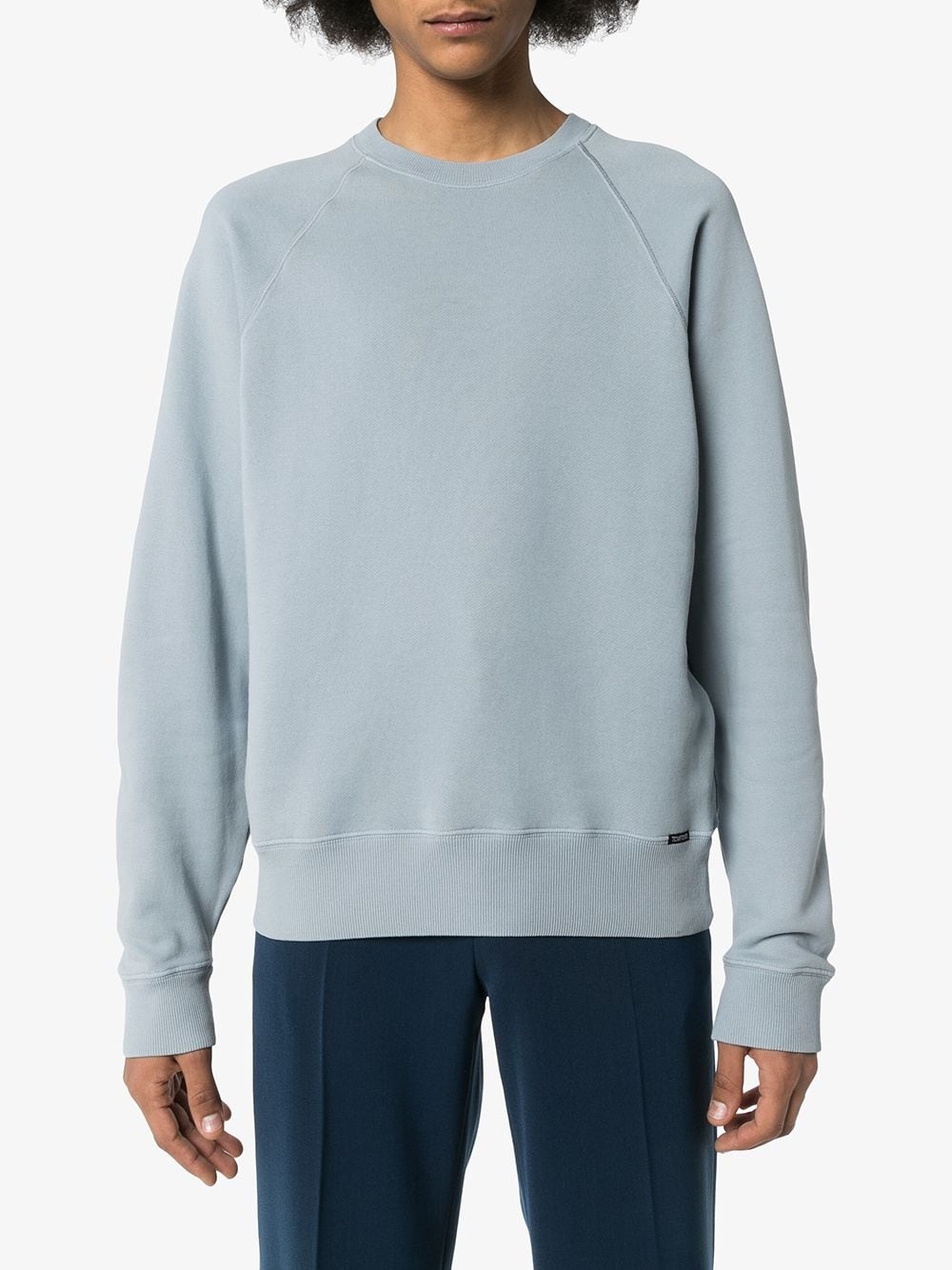 cotton-blend jersey sweatshirt - 3