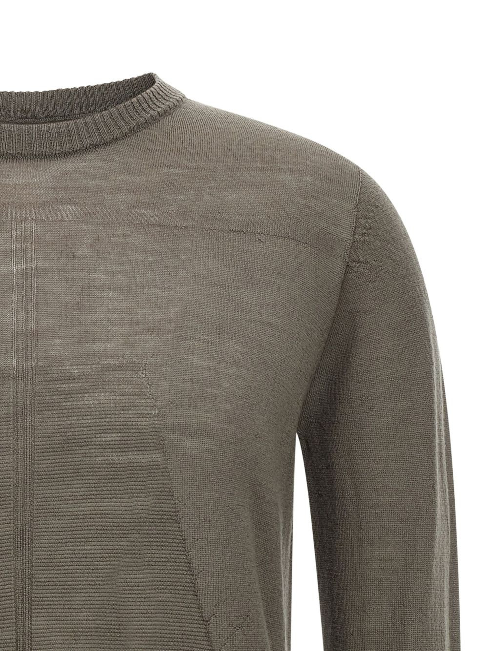 ribbed crew-neck sweater - 3