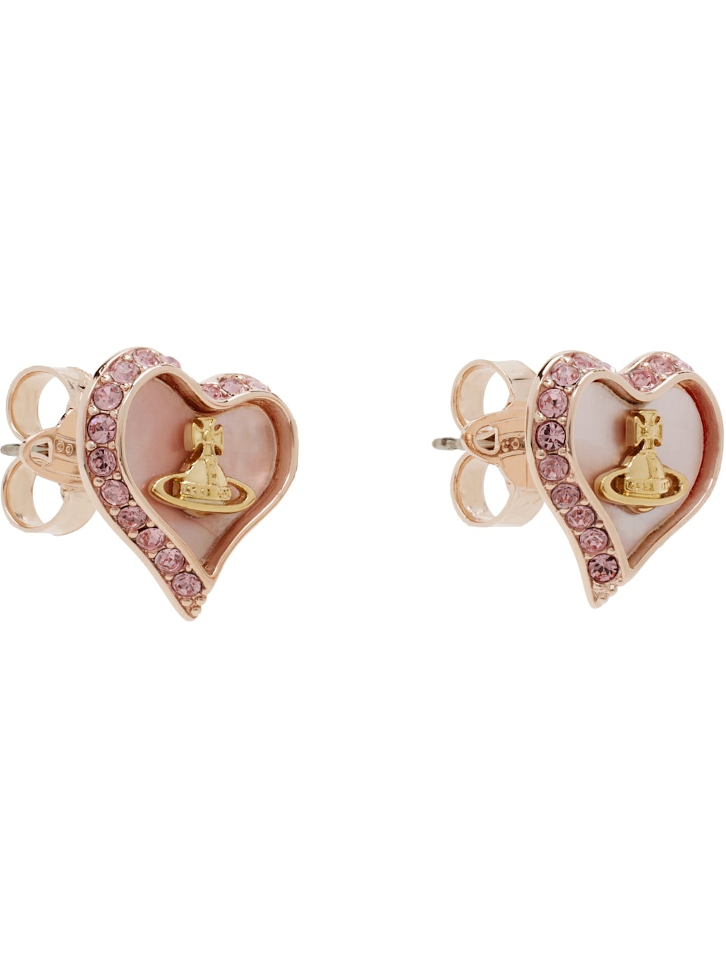 Gold & Pink Petra Earrings - 2