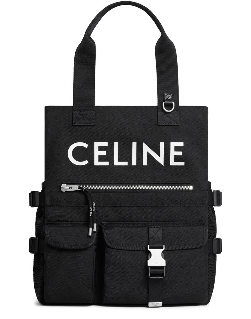 Tote bag in nylon with print 1