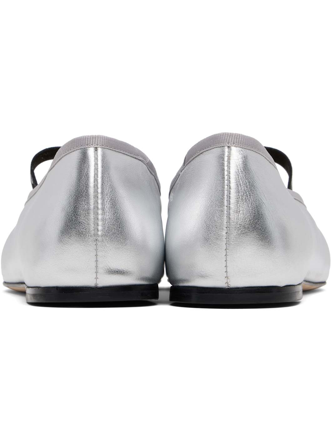 Silver Lisbeth Ballerina Flats - 2