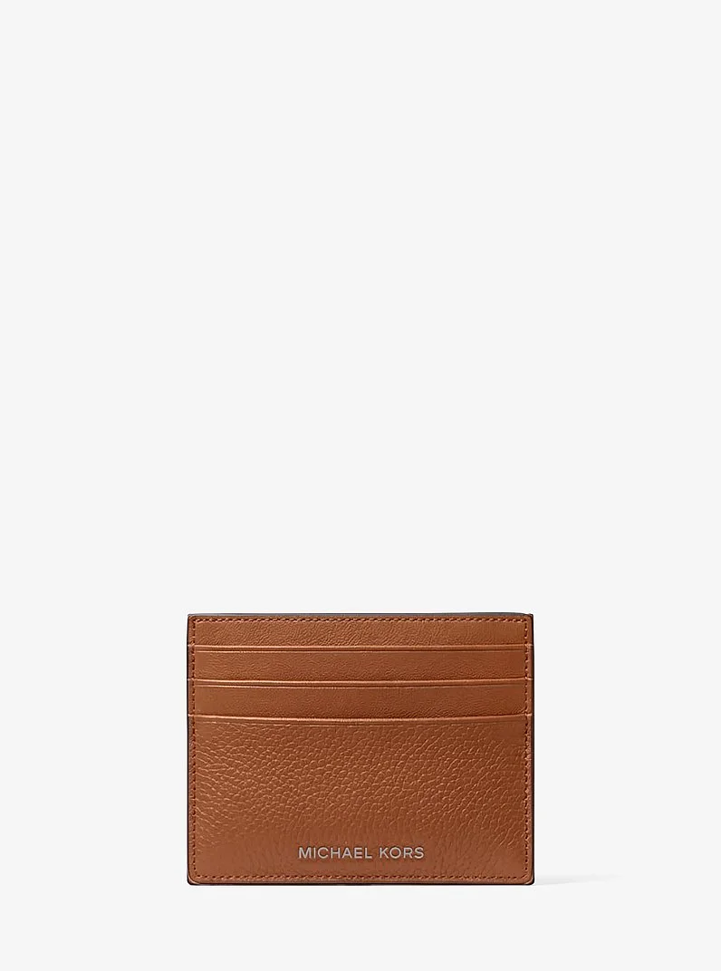 Cooper Pebbled Leather Card Case - 1