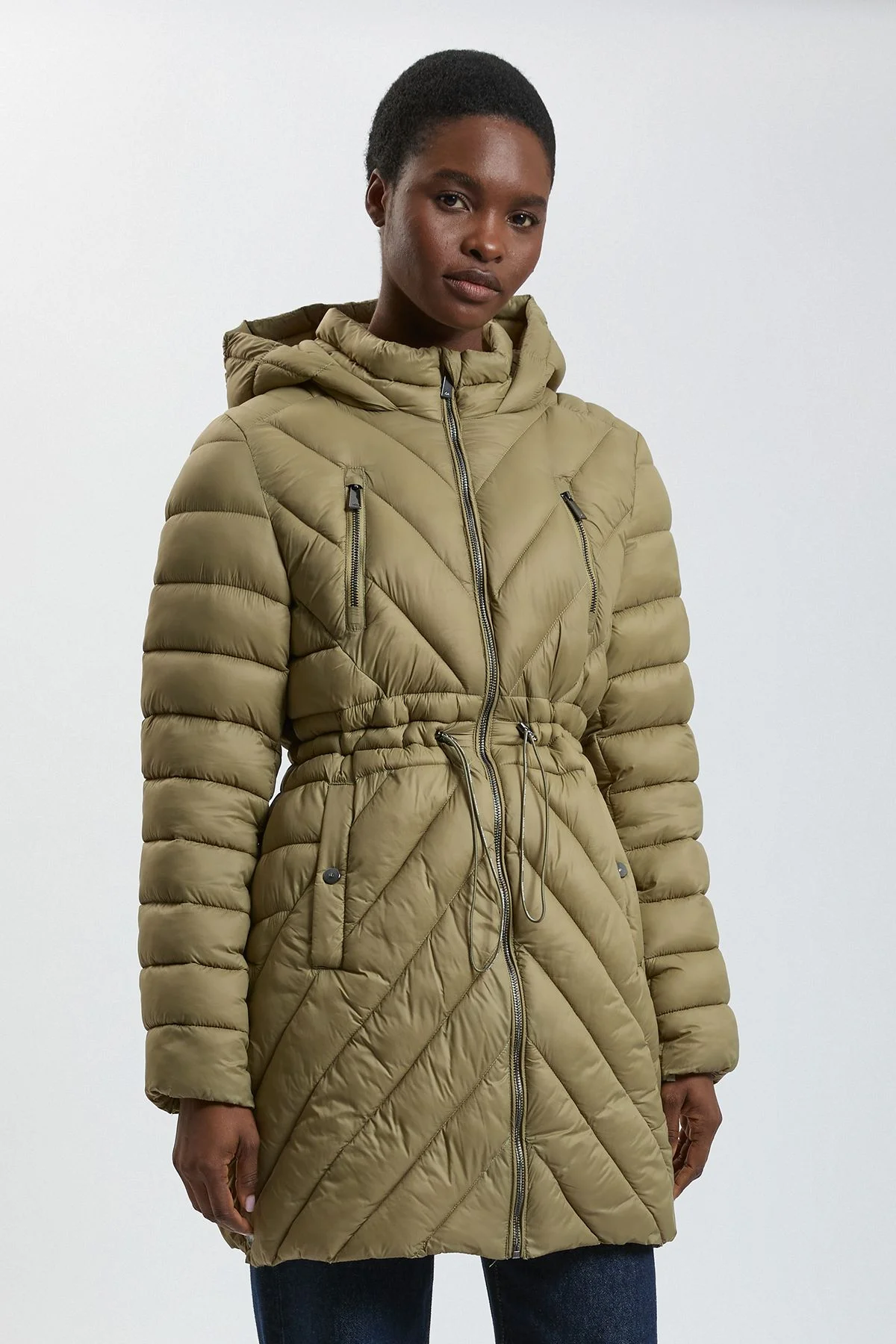 Petite Lightweight Packable Coat - 1