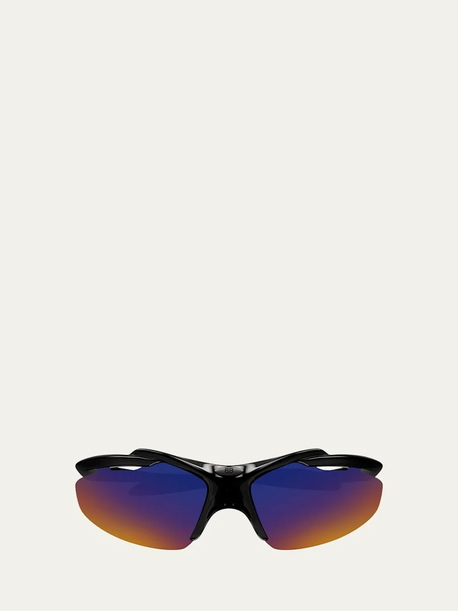 72mm Wraparound Shield Sunglasses - 1