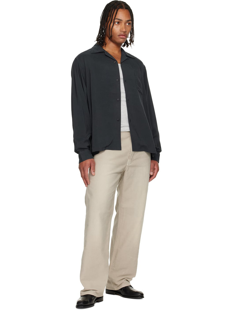 visvim Black Keesey Long Sleeve Shirt outlook