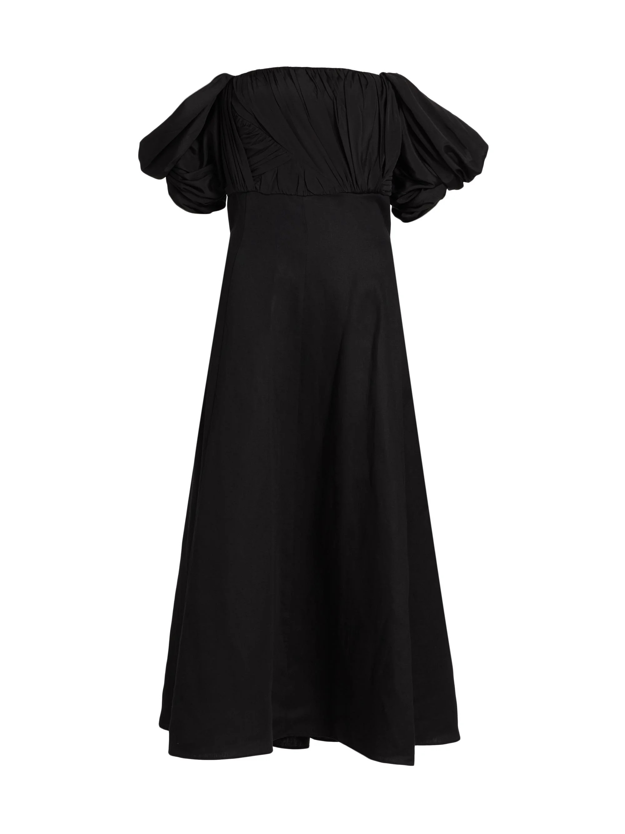 Women's Frankie Bardot Sculpted Midi-Dress - Black - 1