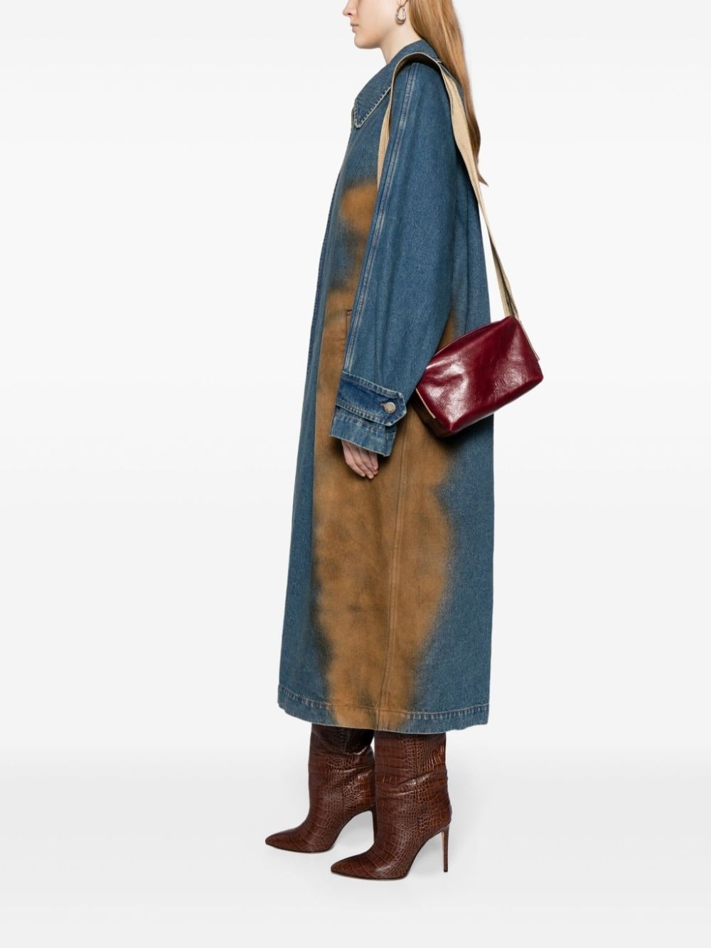 medium leather shoulder bag - 2
